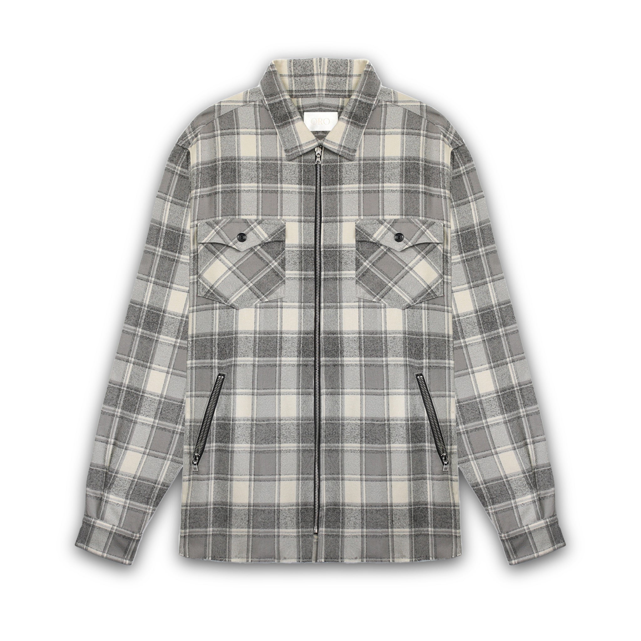 THE CAPO ZIPPER PLAID SHIRT