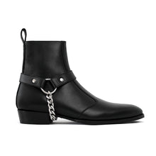 THE LEATHER GINZA HARNESS BOOTS