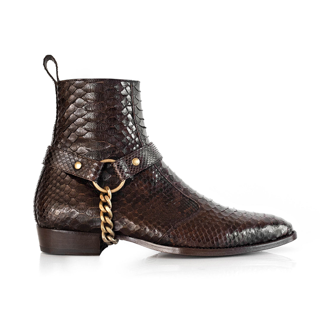 THE BLUM GINZA PYTHON HARNESS BOOTS