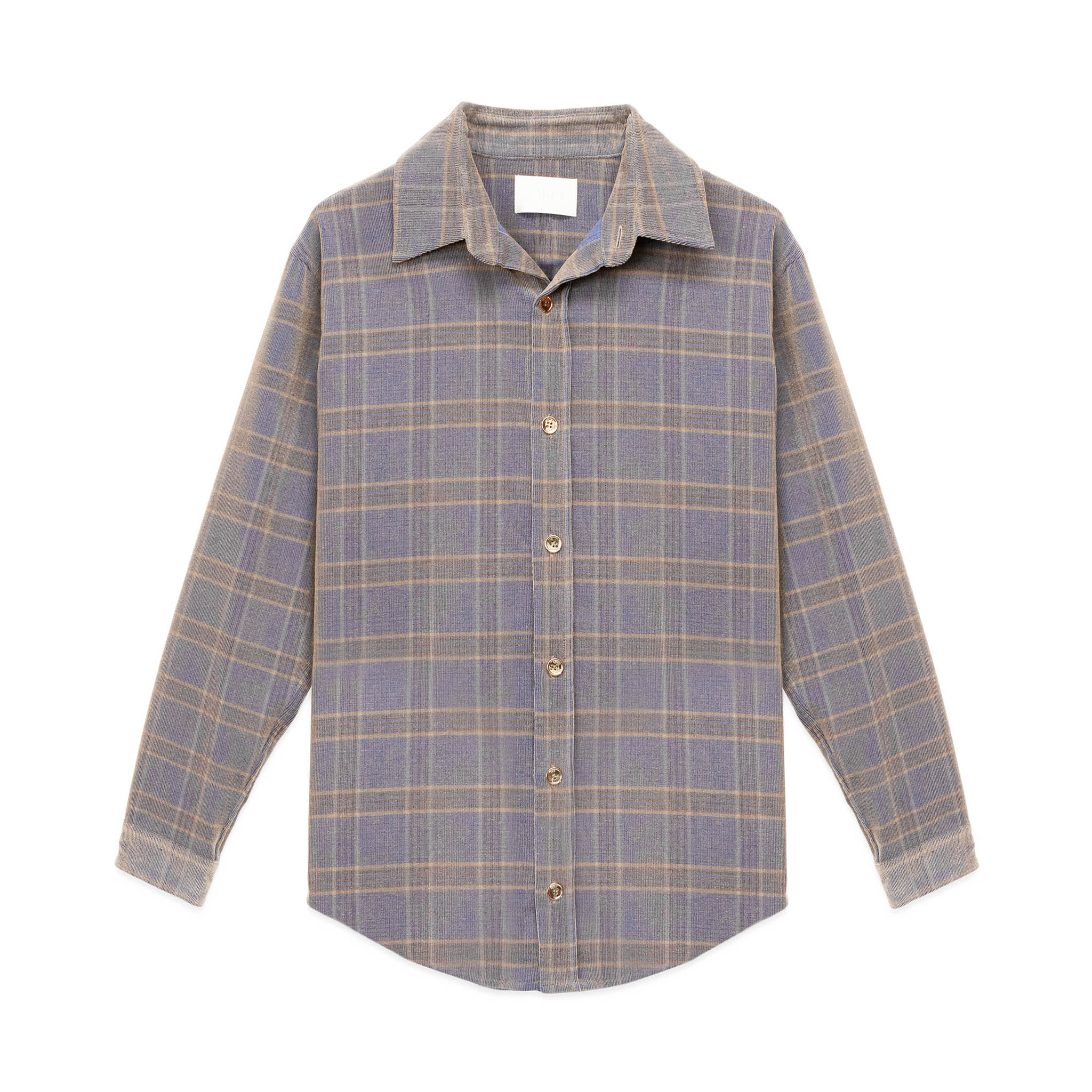 THE EVA CORDUROY PLAID SHIRT