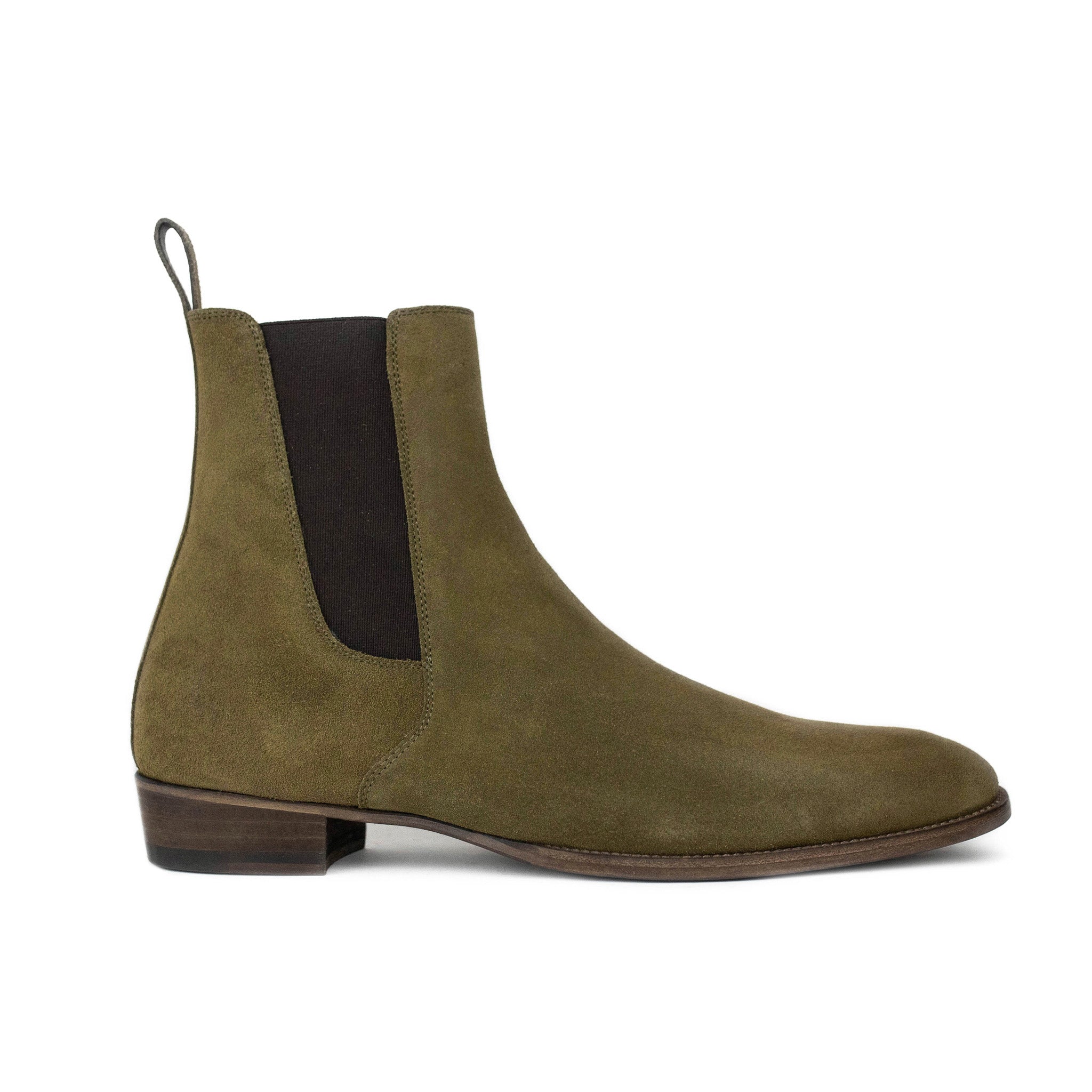 THE OLIVE GRANADA CHELSEA BOOTS