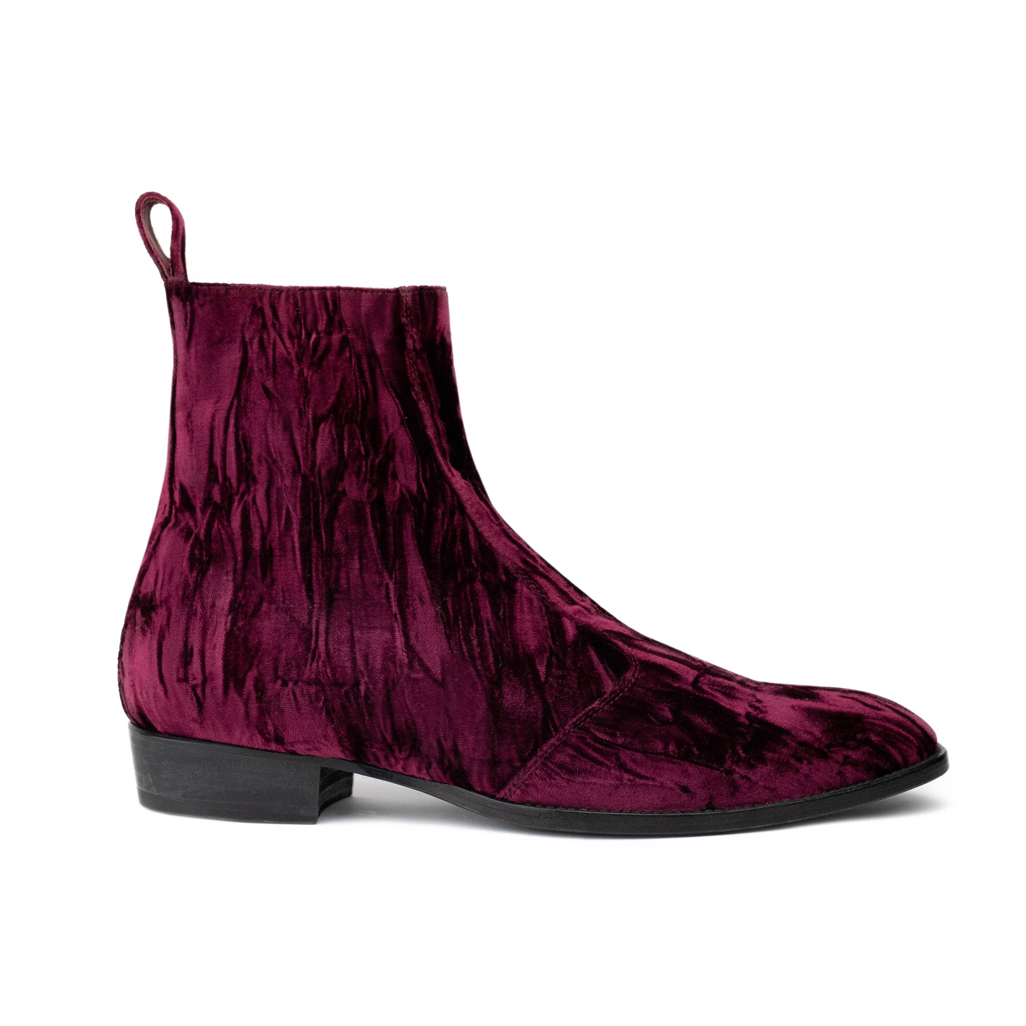 THE WINE REGGIO SIDEZIP BOOTS