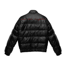THE OLA LEATHER PUFFER JACKET