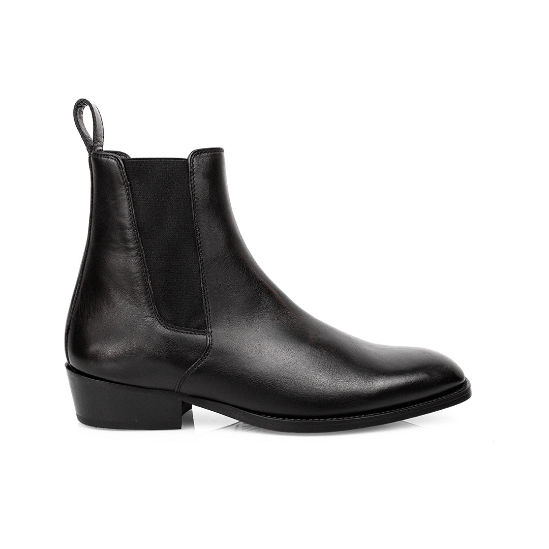 THE EMMA LEATHER CHELSEA BOOTS
