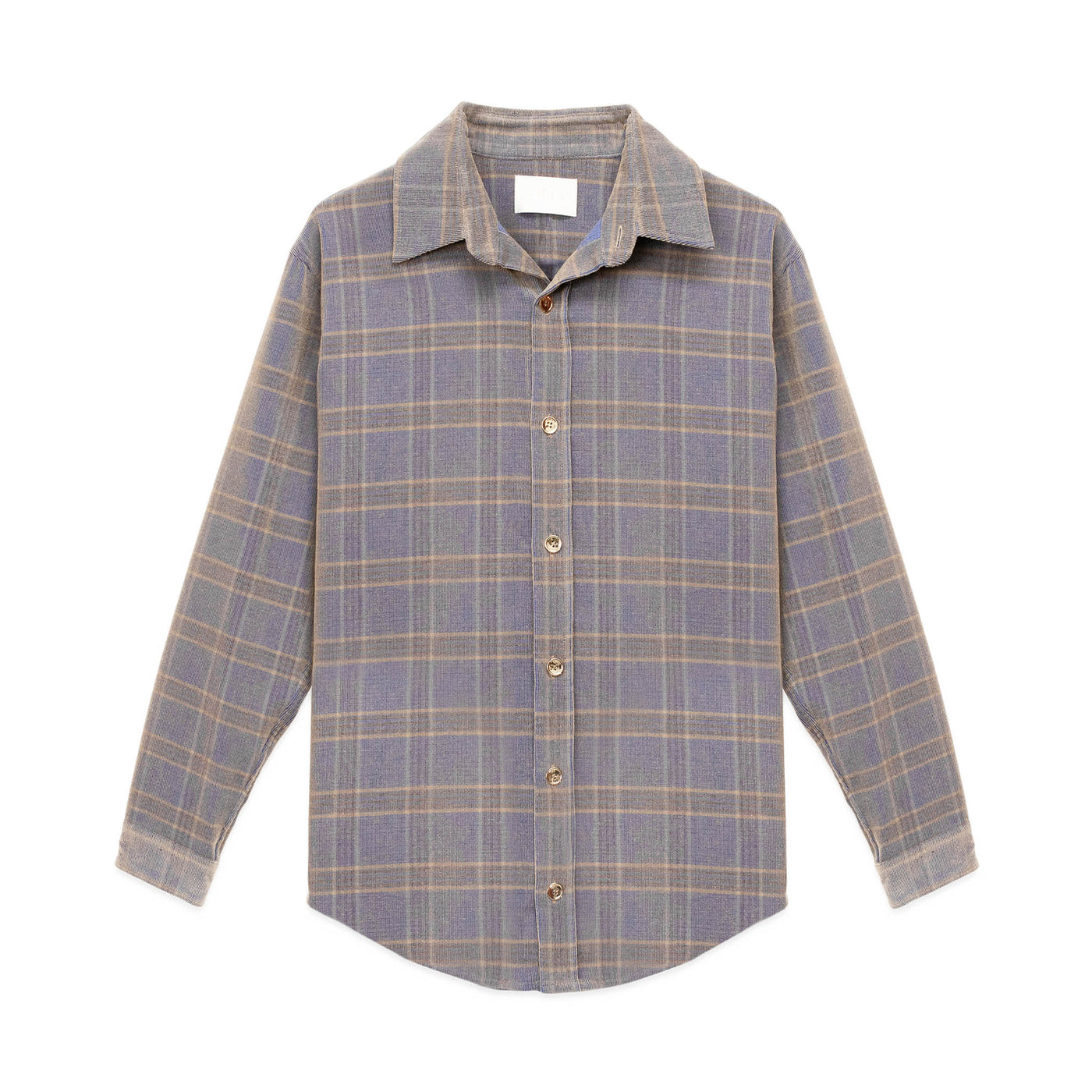 THE EVA CORDUROY PLAID SHIRT