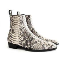 THE JODI PYTHON SIDEZIP BOOTS